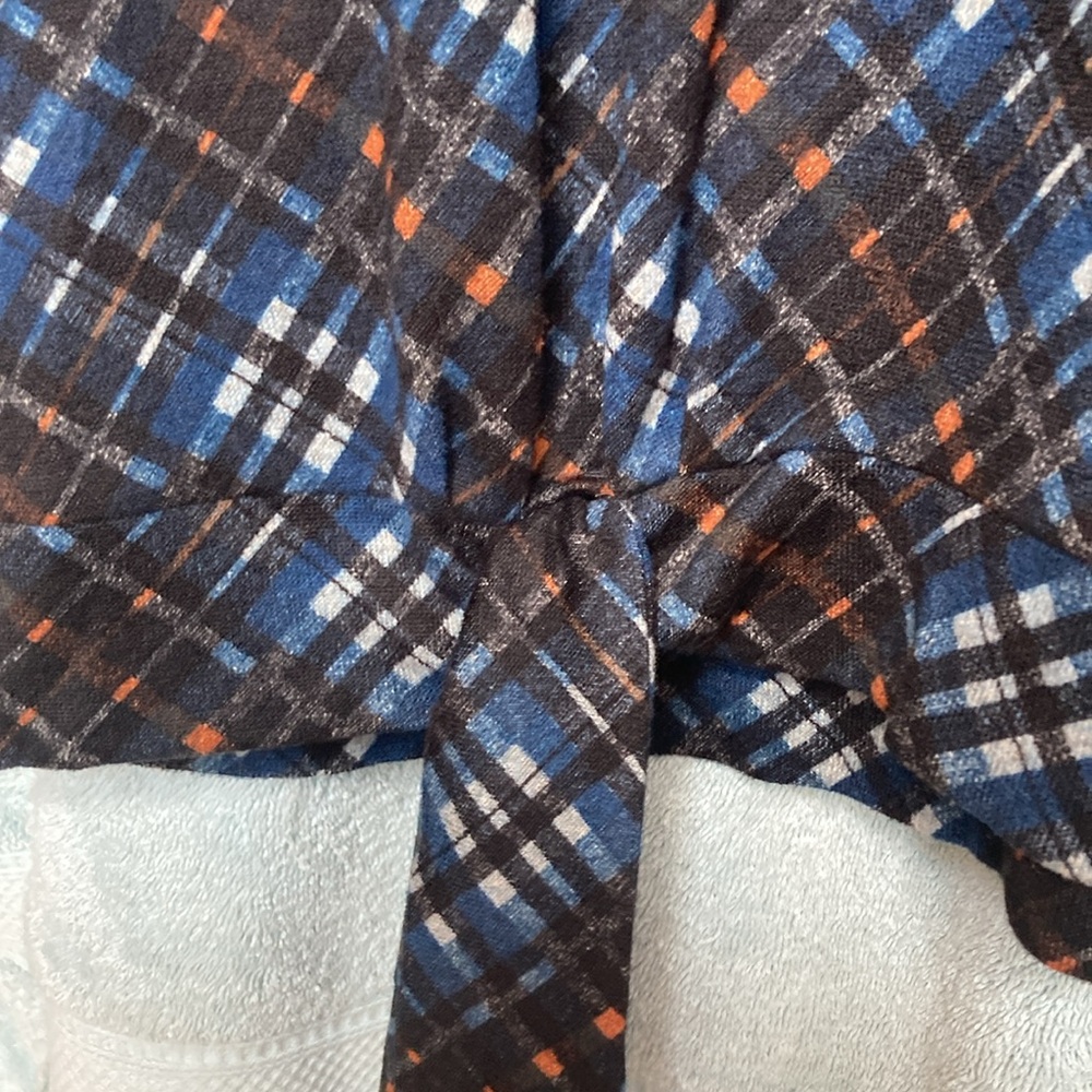 AGB plaid print pullover top with stretch casual shirt office 2X plus size - Picture 7 of 17